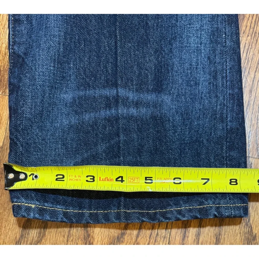 Polo Ralph Lauren Mens‎ Dark Wash Straight Leg Jeans Blue Denim 36x30